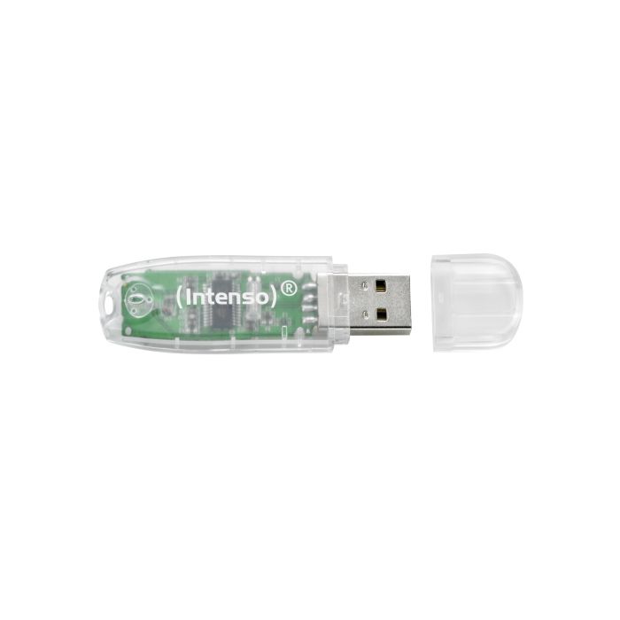 Intenso 32GB Rainbow Line USB 2.0 spominski ključek - Prozoren Intenso 32GB Rainbow Line USB 2.0 spominski ključek - Prozoren