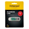 Intenso 32GB Rainbow Line USB 2.0 spominski ključek - Prozoren Intenso 32GB Rainbow Line USB 2.0 spominski ključek - Prozoren