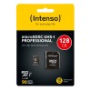 Intenso 128GB microSDXC UHS-I Class 10 Pro 90MB/s spominska kartica Intenso 128GB microSDXC UHS-I Class 10 Pro 90MB/s spominska kartica
