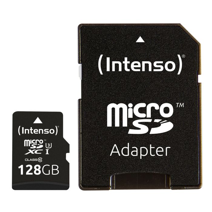 Intenso 128GB microSDXC UHS-I Class 10 Pro 90MB/s spominska kartica Intenso 128GB microSDXC UHS-I Class 10 Pro 90MB/s spominska kartica