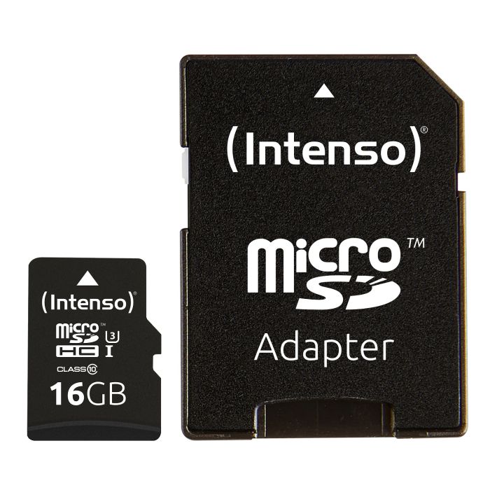 Intenso 16GB microSDXC UHS-I Class 10 Pro 90MB/s spominska kartica Intenso 16GB microSDXC UHS-I Class 10 Pro 90MB/s spominska kartica