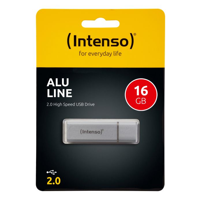 Intenso 16GB Alu Line USB 2.0 spominski ključek - Srebrn Intenso 16GB Alu Line USB 2.0 spominski ključek - Srebrn