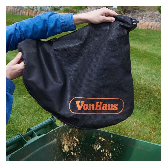 VonHaus 3v1 električni puhalnik, sesalnik listja in mulčer 35L VonHaus 3v1 električni puhalnik, sesalnik listja in mulčer 35L