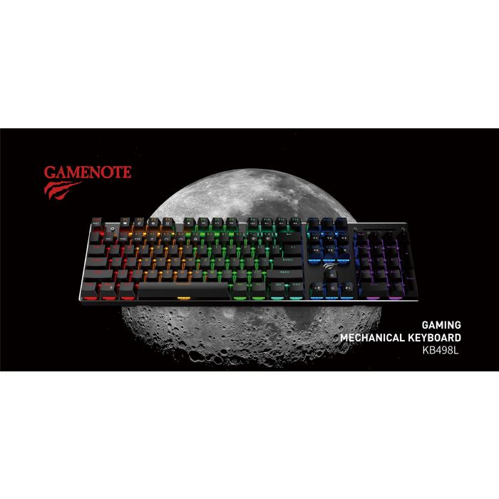 HAVIT Gamenote USB mehanska tipkovnica HV-KB498L - SLO znaki HAVIT Gamenote USB mehanska tipkovnica HV-KB498L - SLO znaki