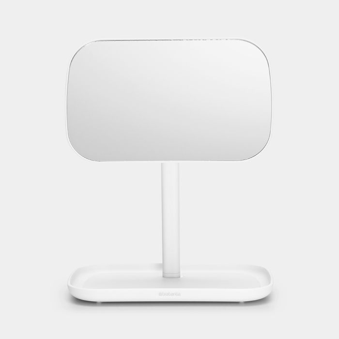 Brabantia ReNew ogledalo s posodico za odlaganje temno bela Brabantia ReNew ogledalo s posodico za odlaganje temno bela