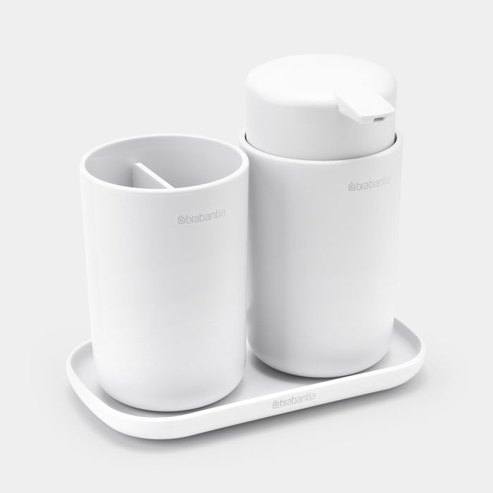 Brabantia ReNew kopalniški set dodatkov bel Brabantia ReNew kopalniški set dodatkov bel