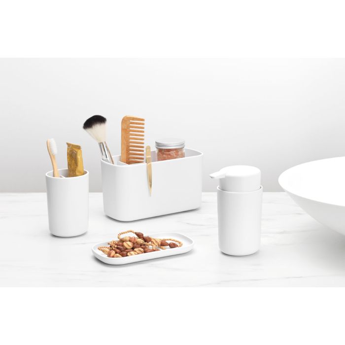 Brabantia ReNew kopalniški set dodatkov bel Brabantia ReNew kopalniški set dodatkov bel