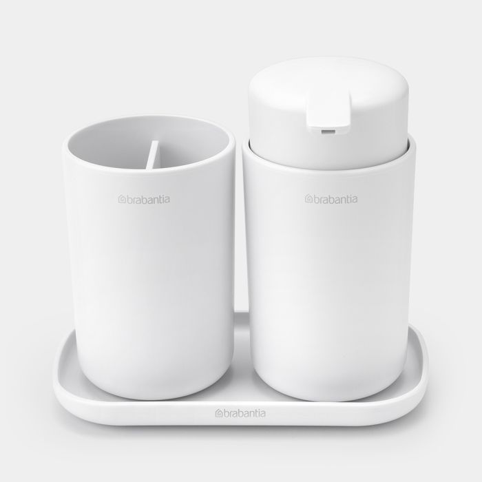 Brabantia ReNew kopalniški set dodatkov bel Brabantia ReNew kopalniški set dodatkov bel