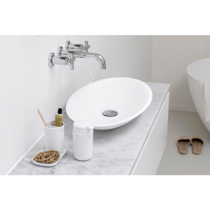 Brabantia ReNew kopalniški set dodatkov bel Brabantia ReNew kopalniški set dodatkov bel