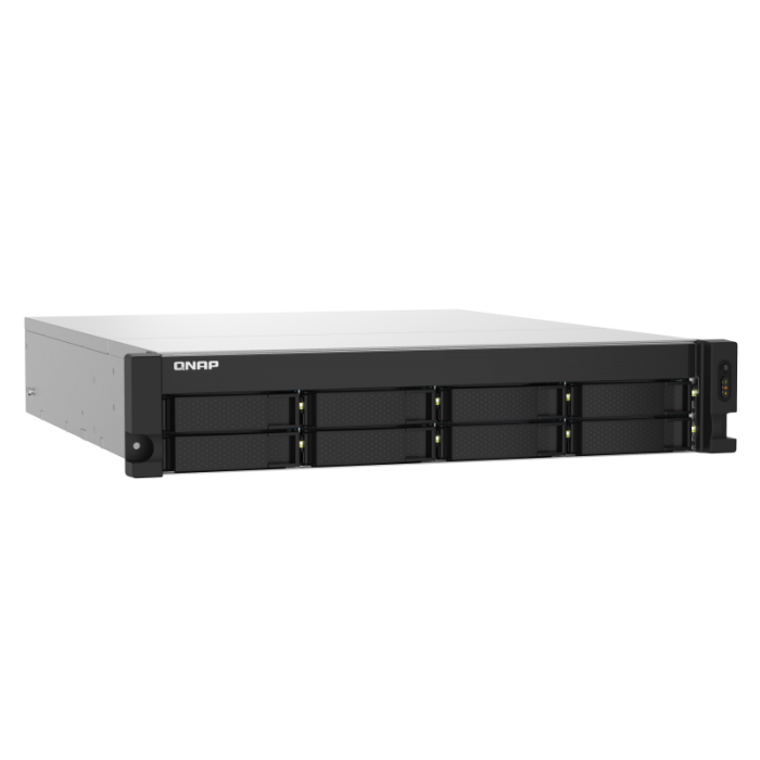 QNAP NAS strežnik za 8 diskov, 4GB ram, 2x 10Gb SFP+, 2x 2.5Gb mreža QNAP NAS strežnik za 8 diskov, 4GB ram, 2x 10Gb SFP+, 2x 2.5Gb mreža