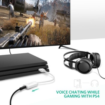 Ugreen adapter za zvok USB-A na 3.5 mm Aux Bel - box