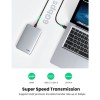 Ugreen 2.5 SATA ohišje za disk srebrn + USB-C-USB-A kabel - box Ugreen 2.5 SATA ohišje za disk srebrn + USB-C-USB-A kabel - box