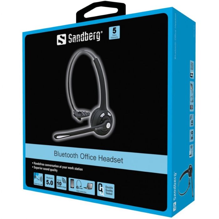 Sandberg Bluetooth Office Headset slušalke z mikrofonom Sandberg Bluetooth Office Headset slušalke z mikrofonom
