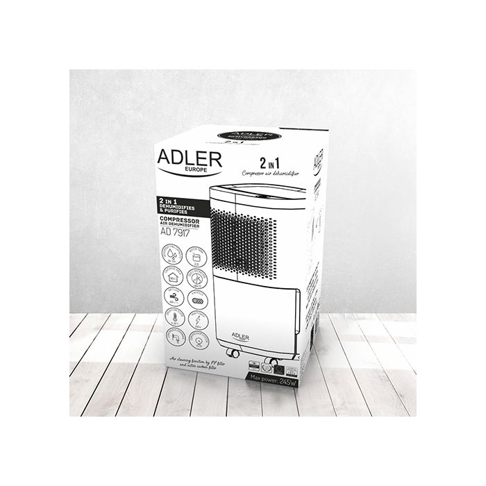 Adler razvlaževalec zraka s kompresorjem 2,2L AD7917 Adler razvlaževalec zraka s kompresorjem 2,2L AD7917