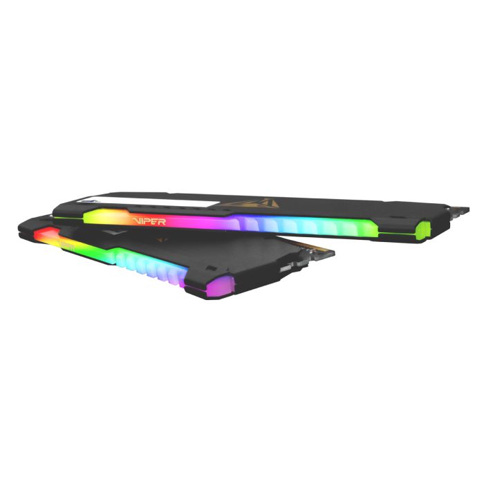 Patriot Viper Steel RGB Kit 32GB (2x16GB) DDR4-3200 DIMM PC4-25600 CL18, 1.35V Patriot Viper Steel RGB Kit 32GB (2x16GB) DDR4-3200 DIMM PC4-25600 CL18, 1.35V