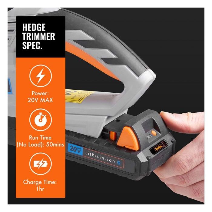 VonHaus akumulatorske škarje za grmičevje G-Series VonHaus akumulatorske škarje za grmičevje G-Series