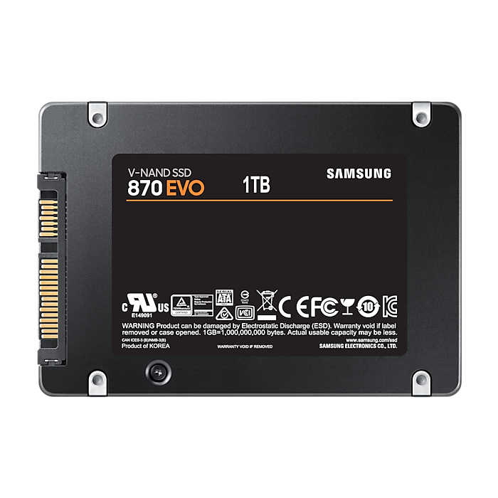 Samsung 1TB 870 EVO SSD SATA3 2.5 disk Samsung 1TB 870 EVO SSD SATA3 2.5 disk