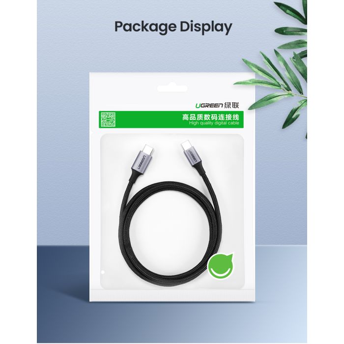 Ugreen 100W PD kabel USB-C 2m - polybag Ugreen 100W PD kabel USB-C 2m - polybag