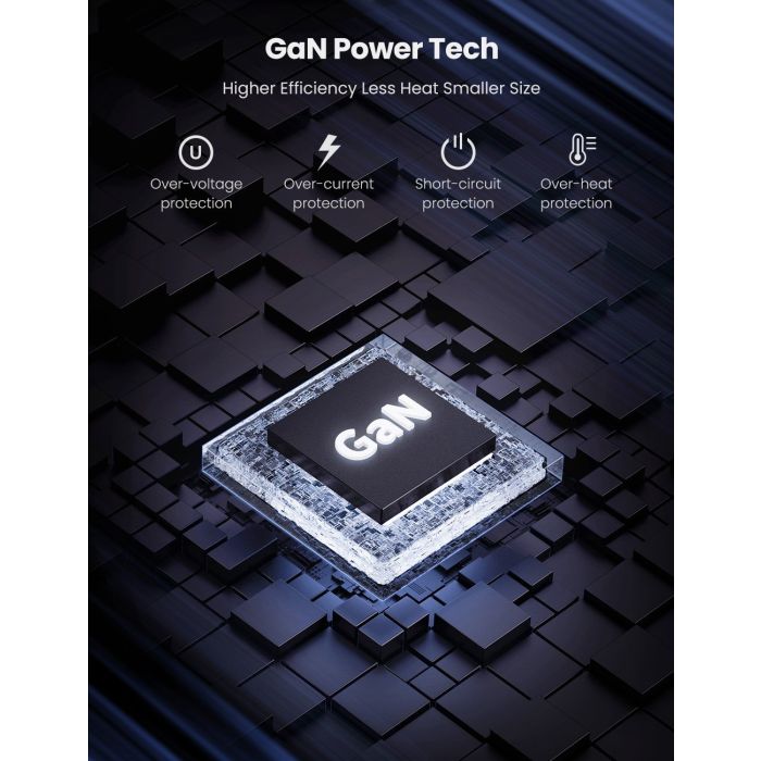 Ugreen USB-A in 3xUSB-C 65W GaN hitri polnilec Ugreen USB-A in 3xUSB-C 65W GaN hitri polnilec