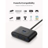 Ugreen USB 3.0 4 Ports Hub črn 1m - box Ugreen USB 3.0 4 Ports Hub črn 1m - box