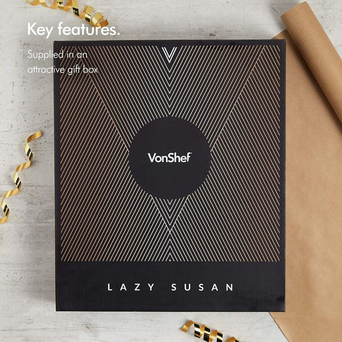 VonShef bambusova vrteča plošča Lazy Susan VonShef bambusova vrteča plošča Lazy Susan