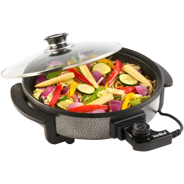 VonShef električna ponev 30cm okrogla VonShef električna ponev 30cm okrogla