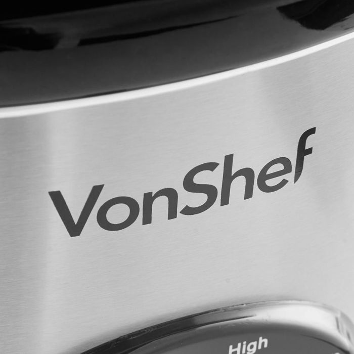 VonShef električen lonec za počasno kuhanje 6.5L VonShef električen lonec za počasno kuhanje 6.5L