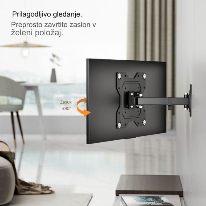 VonHaus 23-43 pregibni nosilec za TV/monitor do 35kg VonHaus 23-43 pregibni nosilec za TV/monitor do 35kg