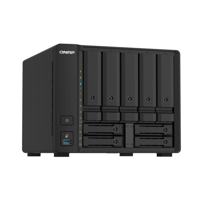 QNAP NAS za 9 diskov, 4GB ram, 2x 10Gb SFP+, 2x 2.5Gb mreža QNAP NAS za 9 diskov, 4GB ram, 2x 10Gb SFP+, 2x 2.5Gb mreža