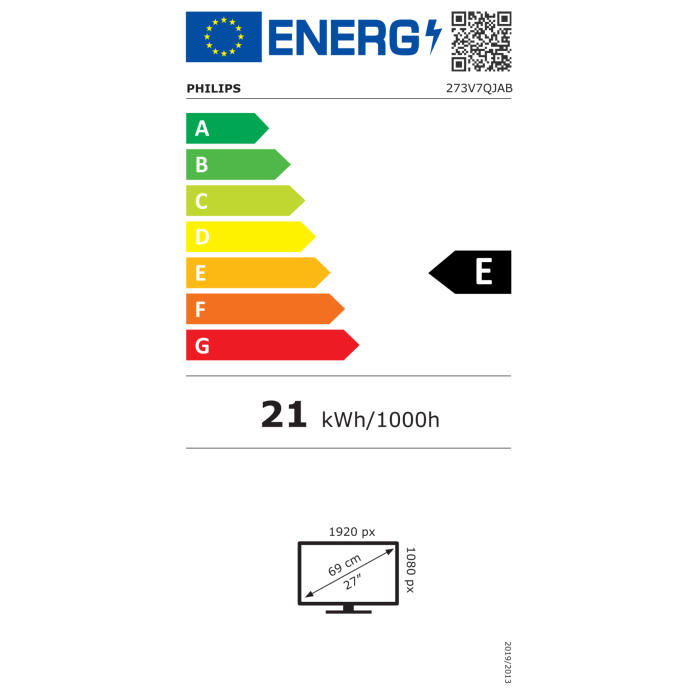 Philips 273V7QJAB 27 IPS FHD 75Hz monitor Philips 273V7QJAB 27 IPS FHD 75Hz monitor