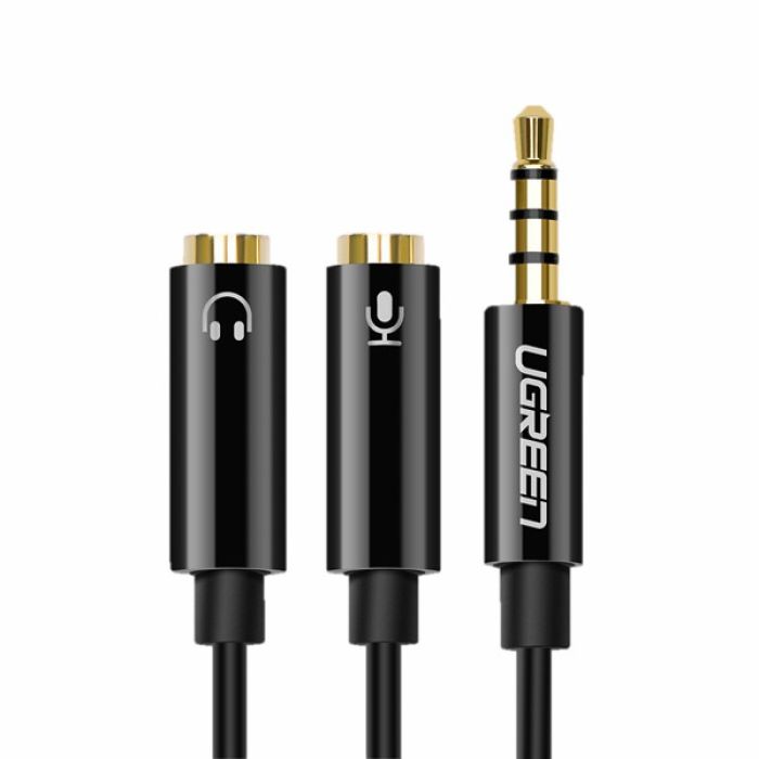 Ugreen adapter 3.5mm (M) na 2x 3.5mm (Ž - slušalke + mikrofon) - polybag Ugreen adapter 3.5mm (M) na 2x 3.5mm (Ž - slušalke + mikrofon) - polybag
