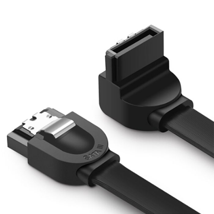 Ugreen SATA 3.0 kabel s kotnim priključkom 0,5M - polybag Ugreen SATA 3.0 kabel s kotnim priključkom 0,5M - polybag