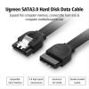 Ugreen SATA 3.0 kabel s kotnim priključkom 0,5M - polybag Ugreen SATA 3.0 kabel s kotnim priključkom 0,5M - polybag