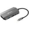 Sandberg USB-C 6in1 Travel Dock docking priklopna postaja Sandberg USB-C 6in1 Travel Dock docking priklopna postaja