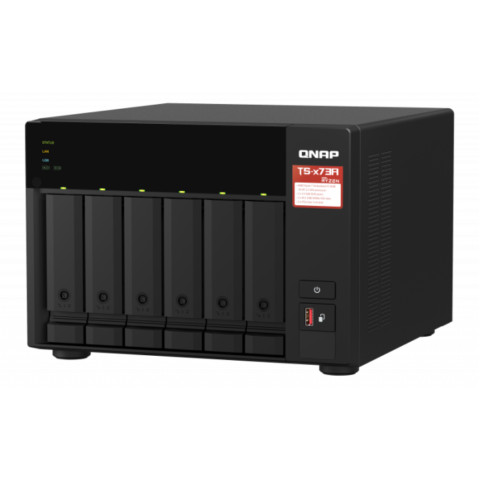 QNAP NAS strežnik za 6 diskov, 8GB ram, 2x 2.5GbE mrežo QNAP NAS strežnik za 6 diskov, 8GB ram, 2x 2.5GbE mrežo