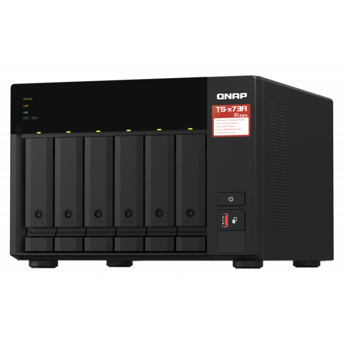 QNAP NAS strežnik za 6 diskov, 8GB ram, 2x 2.5GbE mrežo QNAP NAS strežnik za 6 diskov, 8GB ram, 2x 2.5GbE mrežo