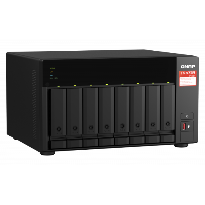 QNAP NAS strežnik za 8 diskov, 8GB ram, 2.5GbE mreža QNAP NAS strežnik za 8 diskov, 8GB ram, 2.5GbE mreža
