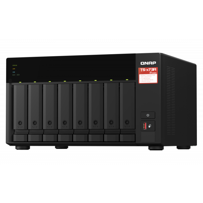 QNAP NAS strežnik za 8 diskov, 8GB ram, 2.5GbE mreža QNAP NAS strežnik za 8 diskov, 8GB ram, 2.5GbE mreža