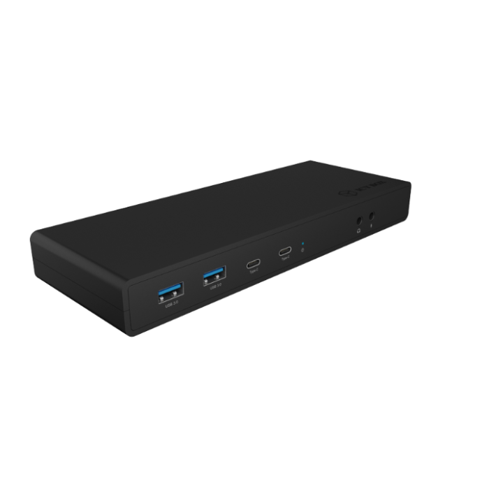 Icybox IB-DK2245AC Docking USB-C priklopna postaja z dvojnim video priključkom Icybox IB-DK2245AC Docking USB-C priklopna postaja z dvojnim video priključkom