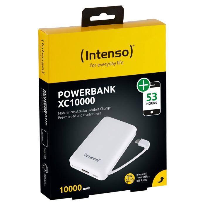 Intenso XC 10000mAh prenosna baterija - Bela Intenso XC 10000mAh prenosna baterija - Bela