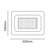 ASALITE LED reflektor 150W 4500K, 12000Lm ASALITE LED reflektor 150W 4500K, 12000Lm
