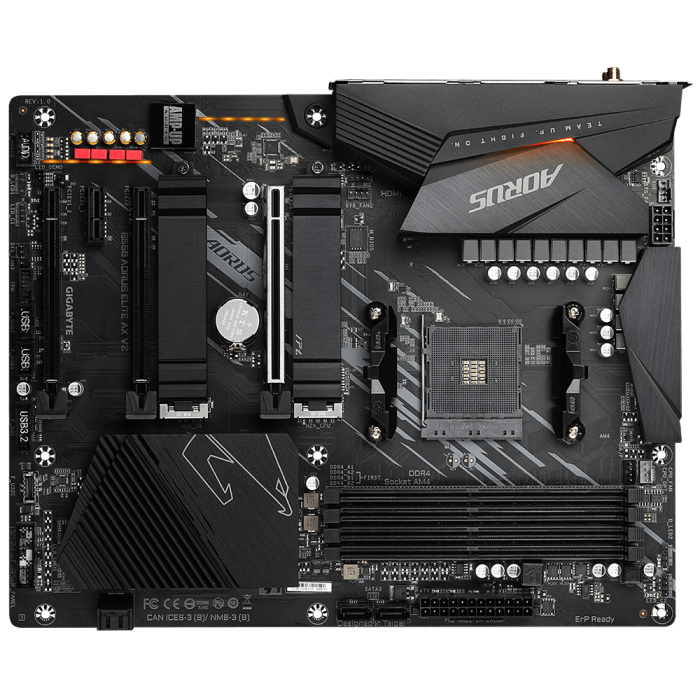 GIGABYTE B550 AORUS ELITE AX V2, DDR4, SATA3, USB3.2Gen2, DP, 2.5GbE, WIFI, AM4 ATX GIGABYTE B550 AORUS ELITE AX V2, DDR4, SATA3, USB3.2Gen2, DP, 2.5GbE, WIFI, AM4 ATX