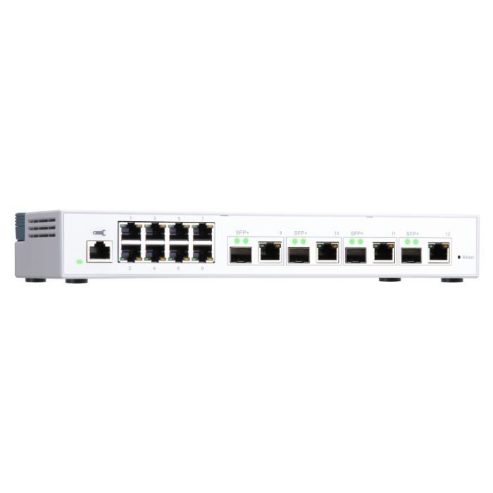 QNAP 12 port stikalo 4x 10Gb, 8x 1Gb QNAP 12 port stikalo 4x 10Gb, 8x 1Gb