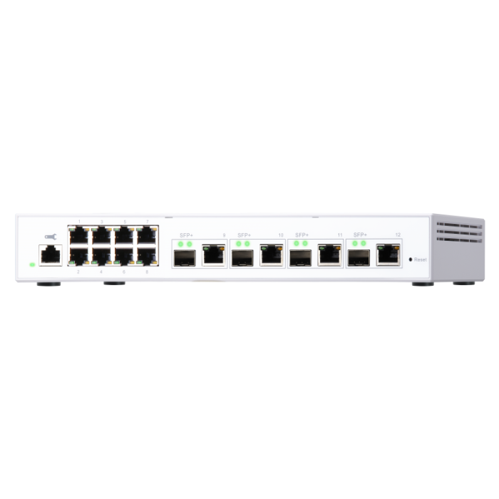 QNAP 12 port stikalo 4x 10Gb, 8x 1Gb QNAP 12 port stikalo 4x 10Gb, 8x 1Gb