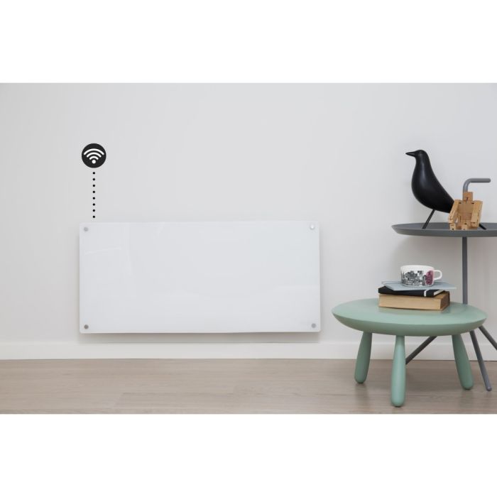 MILL panelni konvekcijski radiator Wi-Fi 900W bel steklo GL900WIFI3 MILL panelni konvekcijski radiator Wi-Fi 900W bel steklo GL900WIFI3