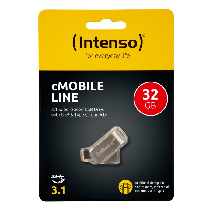 Intenso 32GB cMobile Line USB 3.0/ USB C spominski ključek Intenso 32GB cMobile Line USB 3.0/ USB C spominski ključek