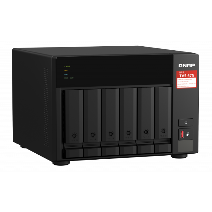 QNAP NAS strežnik za 6 diskov, 8GB ram, 2,5Gb mreža QNAP NAS strežnik za 6 diskov, 8GB ram, 2,5Gb mreža