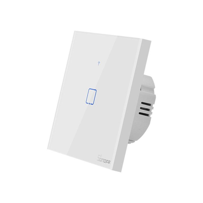 SONOFF pametno stensko stikalo Wi-Fi + RF433 enojno T1EU1C-TX SONOFF pametno stensko stikalo Wi-Fi + RF433 enojno T1EU1C-TX