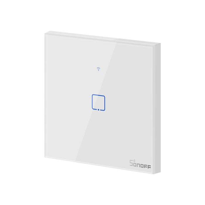 SONOFF pametno stensko stikalo Wi-Fi + RF433 enojno T1EU1C-TX SONOFF pametno stensko stikalo Wi-Fi + RF433 enojno T1EU1C-TX