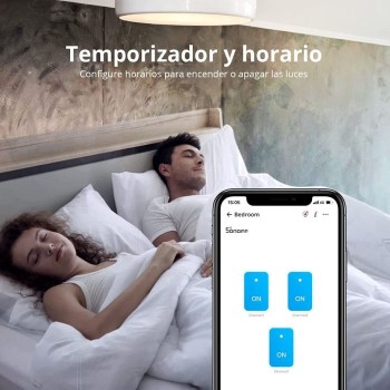 SONOFF pametno stensko stikalo Wi-Fi + RF433 dvojno T1EU2C-TX SONOFF pametno stensko stikalo Wi-Fi + RF433 dvojno T1EU2C-TX